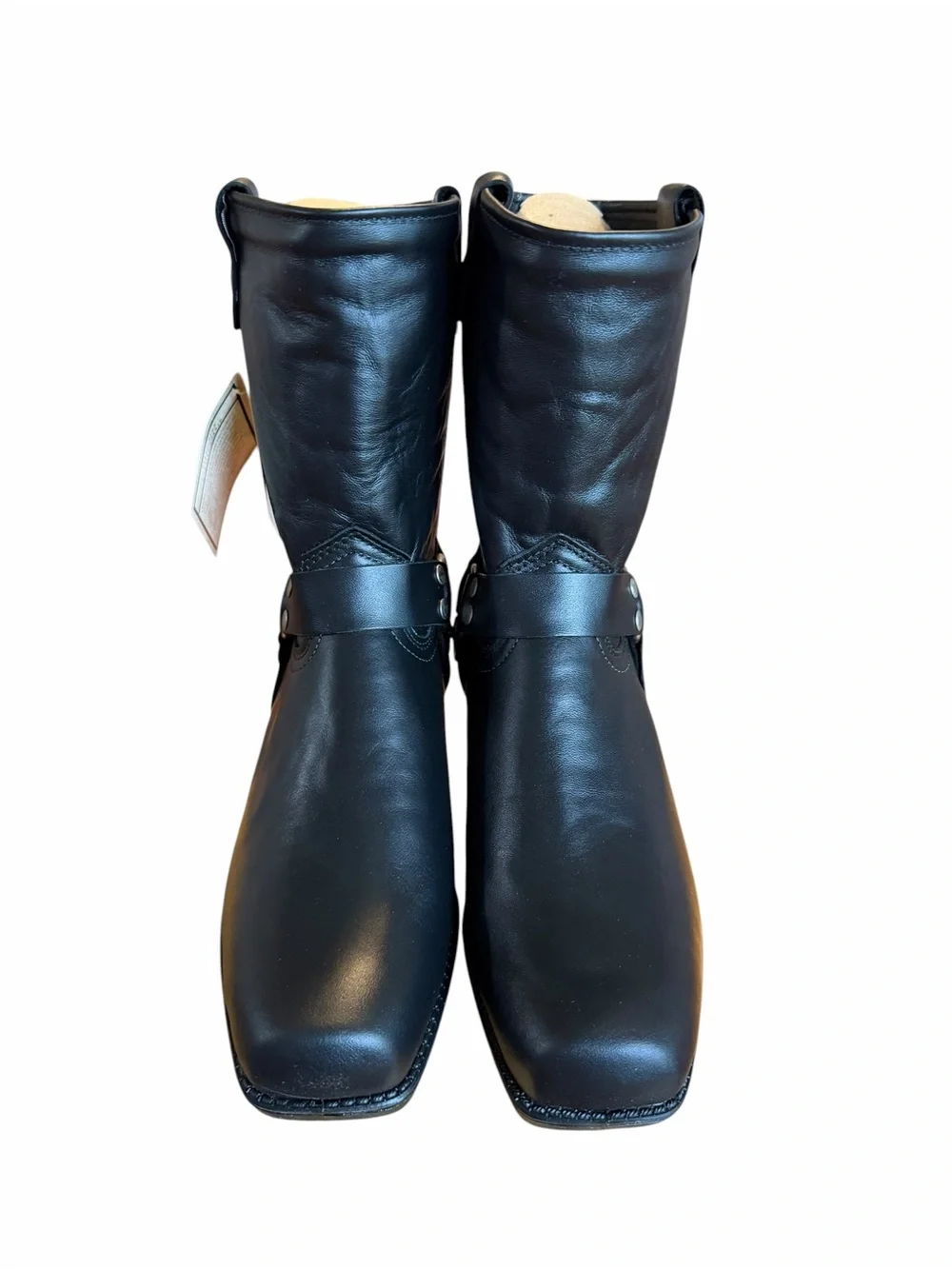 Frye NEW Youth Vintage Small Frye Pull On Harness Boots Black Size 2.5 #267086